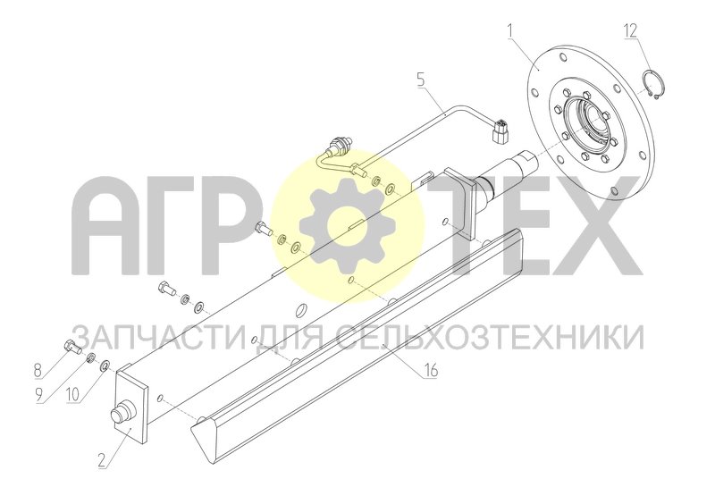 Чертеж Датчик (РСМ-100.05.04.160)